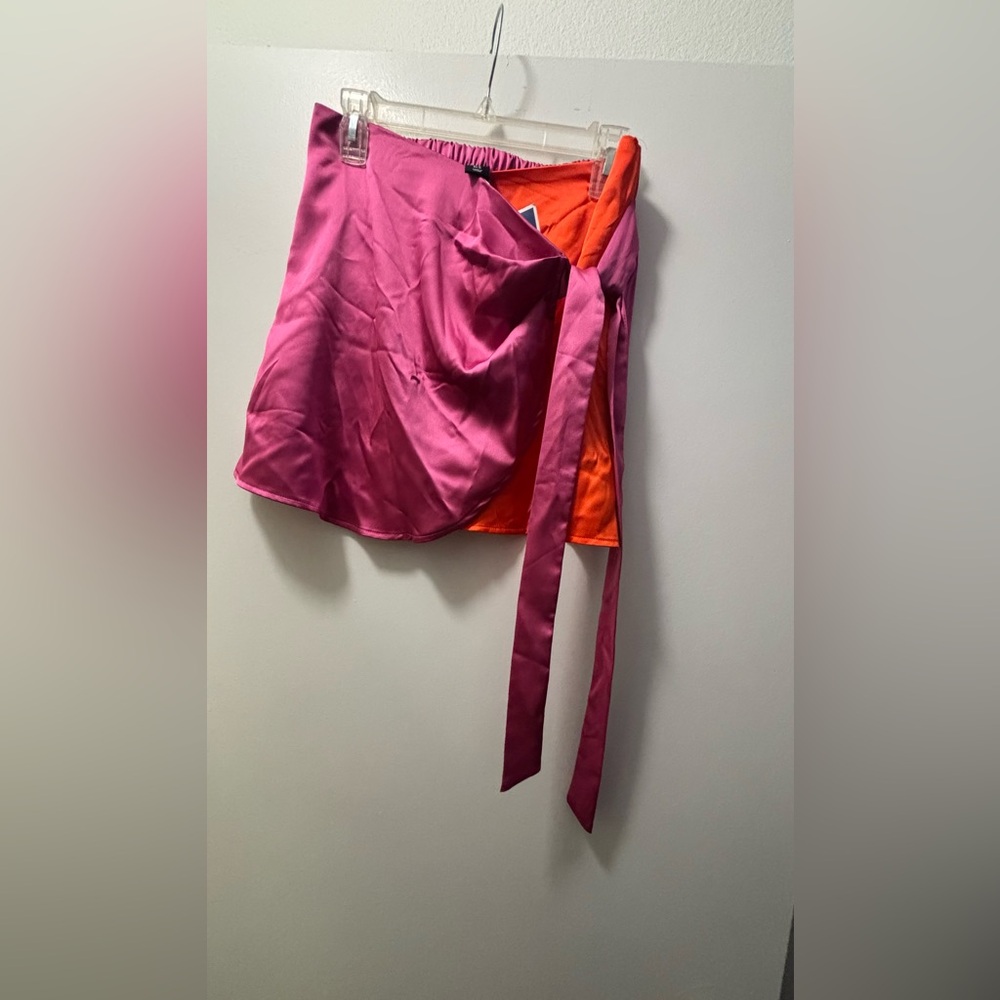 Sincerely Jules Fuchsia and Tangerine Skirt
